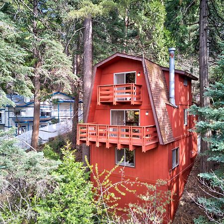 Pet & Kid Friendly Cozy Cabin, Bbq, Firepit, Outdoor Dining, Forest Views Lake Arrowhead Exteriör bild